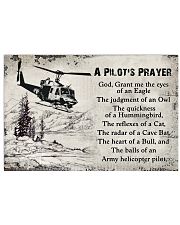 Pilot Pray's 36x24 Poster front