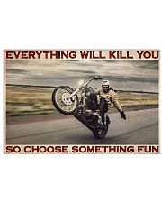 Motorbike Choose Something Fun 36x24 Poster front