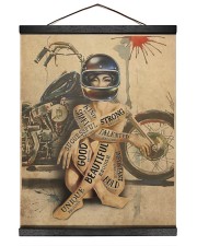 Motorcycle Girl I Am Hanging Canvas tile