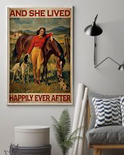 Horse And Girl Live Happily 2 24x36 Poster lifestyle-poster-1