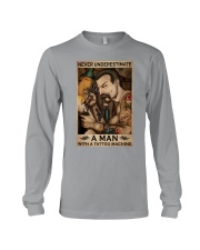Tattoo - Never Underestimate An Old Man Long Sleeve Tee tile