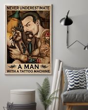 Tattoo - Never Underestimate An Old Man 24x36 Poster lifestyle-poster-1