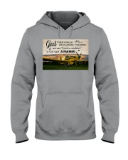 Crop Duster God Made A Farmer Hooded Sweatshirt tile