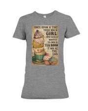 Girl Own A Tea Room Premium Fit Ladies Tee tile