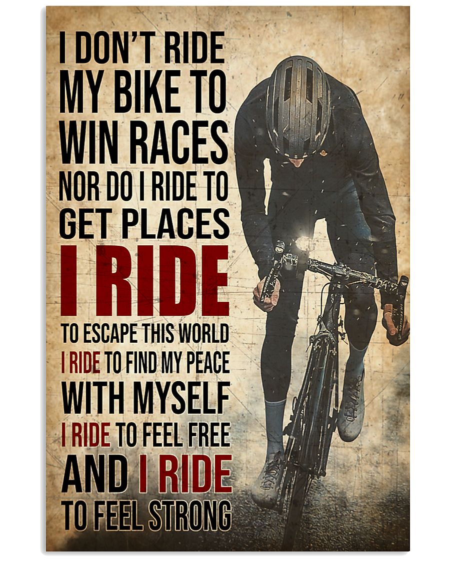 I Ride 24x36 Poster