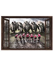 Rugby Rhino Window View 36x24 Poster front