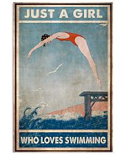Just A Girl Who Loves Swimming 24x36 Poster front