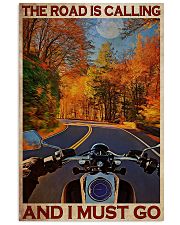 Motorcycle The Road Is Calling 24x36 Poster front