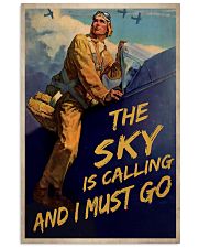 Pilot The Sky Is Calling 24x36 Poster front