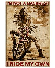 I'm Not Backrest 24x36 Poster front