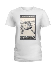 Pilot With Short Pitot Tubes Ladies T-Shirt tile