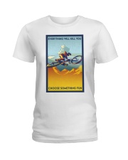 Mountain Bike Choose Something Fun Ladies T-Shirt tile