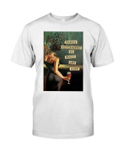 Music And Wine Vintage Text Classic T-Shirt tile