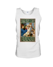 Girl OUAT Loved Painting And Dogs Unisex Tank tile