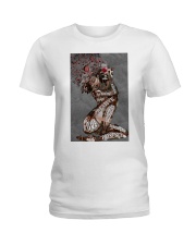 Afro Music Wine Soulful Royal Ladies T-Shirt tile