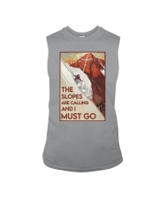 Skiing The Slopes Are Calling Sleeveless Tee tile