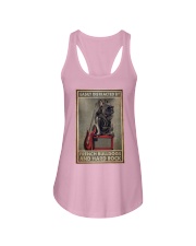 Easily Distracted By French Bulldog And Hard Rock Ladies Flowy Tank tile