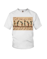 God Says You Are Golfers Youth T-Shirt tile