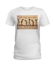 God Says You Are Golfers Ladies T-Shirt tile