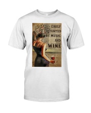 Gifts for music and wine lovers - Dprintes Premium Fit Mens Tee tile