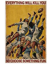 Rugby Choose Something Fun 24x36 Poster front
