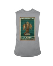 Otter Fish And Know Things Sleeveless Tee tile