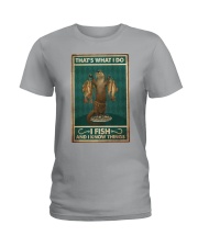 Otter Fish And Know Things Ladies T-Shirt tile