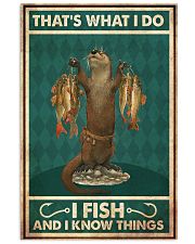 Otter Fish And Know Things 24x36 Poster front