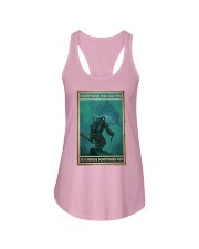 Diver And Shark Everything Will Kill You Ladies Flowy Tank tile