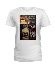 Basketball Better Than The Day Before Ladies T-Shirt tile