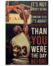 Basketball Better Than The Day Before 24x36 Poster front