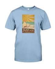 Girls Loves Books And Tea Premium Fit Mens Tee tile
