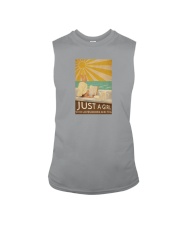 Girls Loves Books And Tea Sleeveless Tee tile