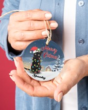 Meowy Catmas Circle ornament - single (porcelain) aos-circle-ornament-single-porcelain-lifestyles-01