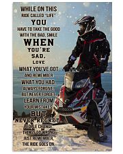 Snowmobile While On This Ride 24x36 Poster front
