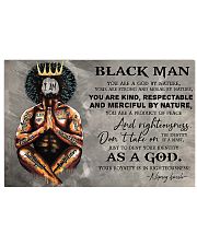 Black Man As A God Horizontal Poster tile