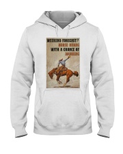 Horse Riding Weekend Forecast Hooded Sweatshirt tile
