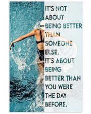 Swimming Girl Better Than You Were 24x36 Poster front
