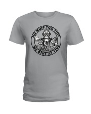 Diver And Kraken No Muff Too Tuff Ladies T-Shirt tile