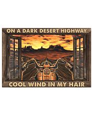 Dark Desert Highway Window 36x24 Poster front