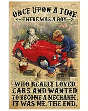 Boy Loved Cars And Wanted To Become A Mechanic 2 Vertical Poster tile