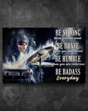 Drummer Be Strong 36x24 Poster aos-poster-landscape-36x24-lifestyle-11