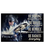 Drummer Be Strong 36x24 Poster front