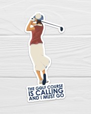 Girl Golf Course Is Calling Sticker - Single (Vertical) aos-sticker-single-vertical-lifestyle-front-01