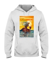 Girl Swim And Wine Hooded Sweatshirt tile