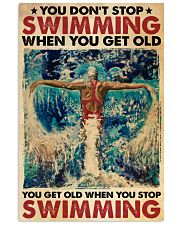 You Don't Stop Swimming 24x36 Poster front