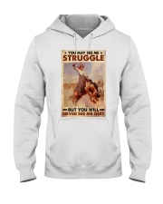 Cowgirl Rodeo Never See Me Quit Hooded Sweatshirt tile