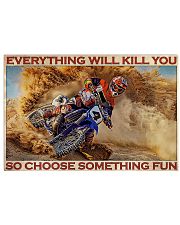Motorcross On Sand 36x24 Poster front