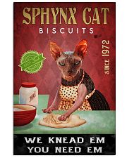 Sphynx Cat We Knead Em 24x36 Poster front
