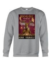 Moose Winery Serve Yourself Crewneck Sweatshirt tile